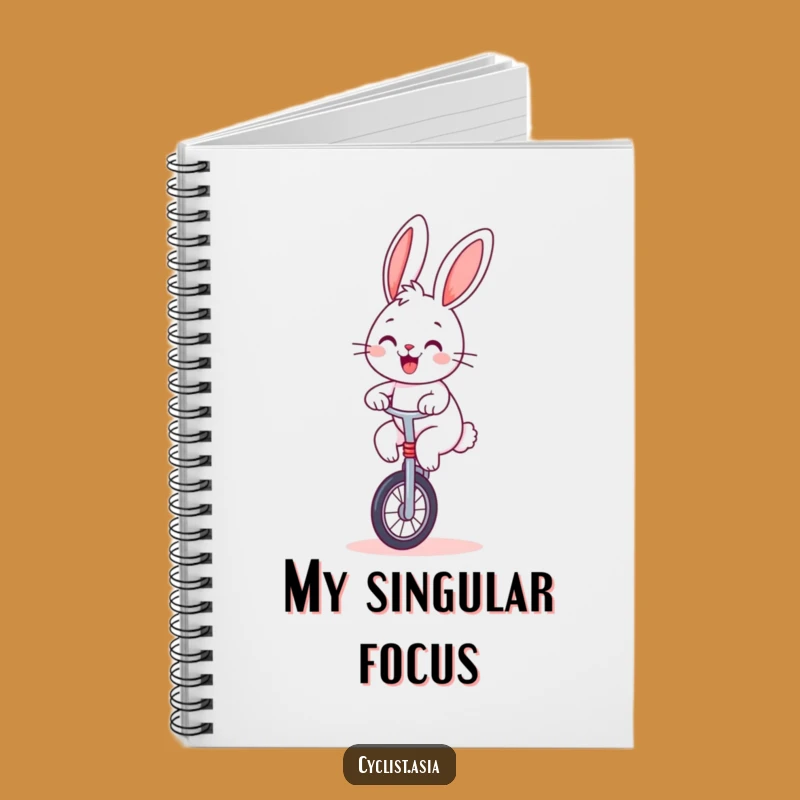 Funny Bunny Balance Notes Notebook: Cheerful Bunny Journal, Ideal Funny Gift