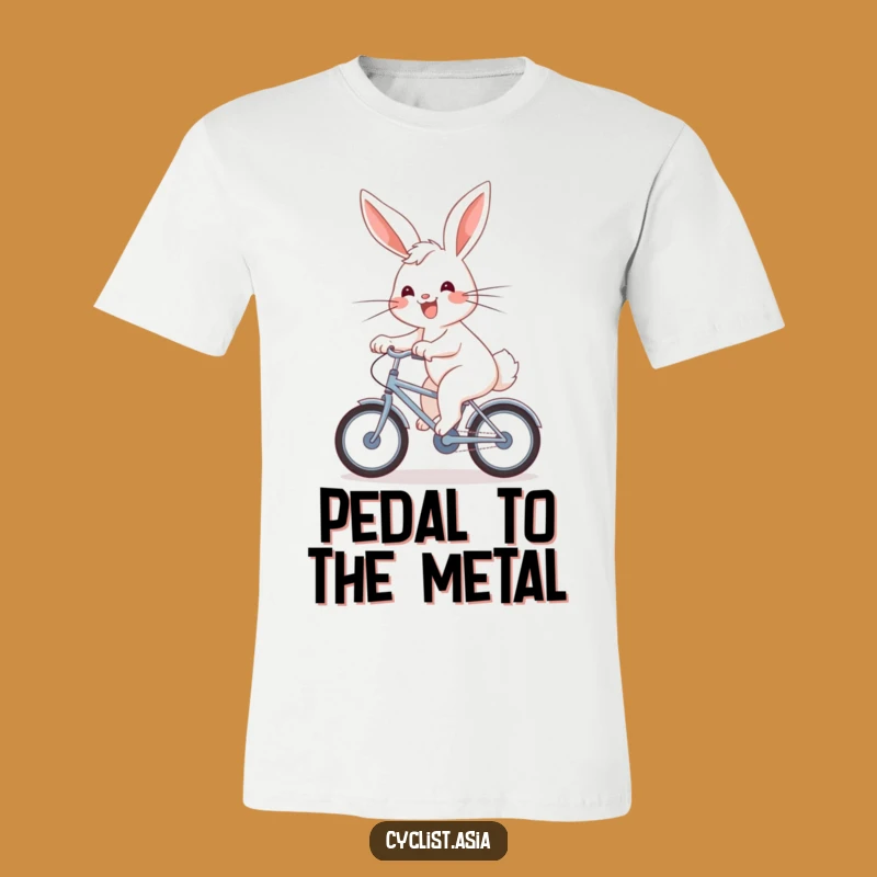 Funny Bunny Bicycle T-Shirt: Ride with Joy and Energy